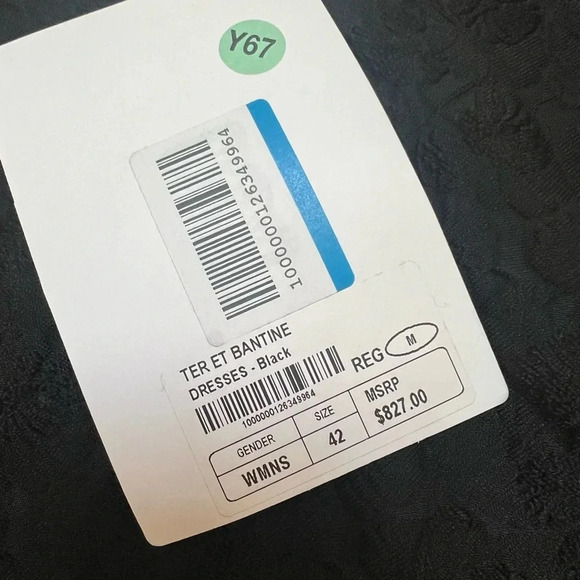 NWT Ter Et Bantine Black Cocktail Dress - Picture 6 of 6